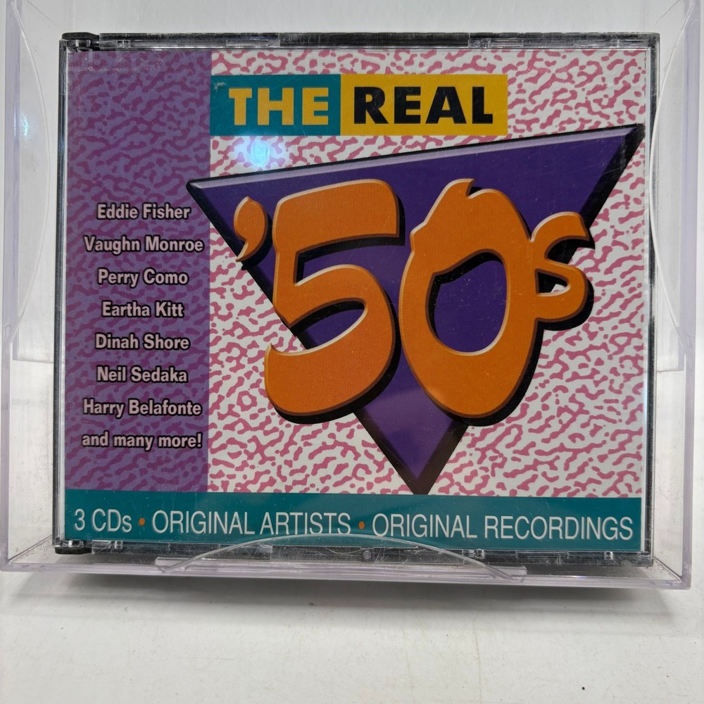 The Real 50s 3 CD Box Set BMG Special Products Original Artists SPMP 3443 2002